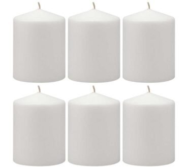Pillar Candles 35 Hour Long Burning Unscented